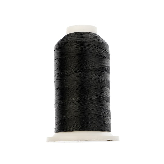 John Bead Good Thread 500m Black Bonded Nylon Beading Thread